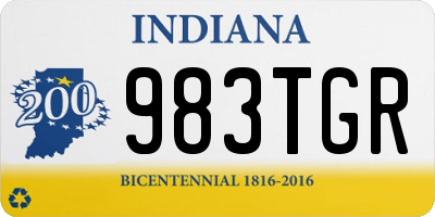 IN license plate 983TGR