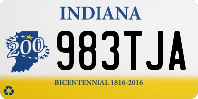 IN license plate 983TJA