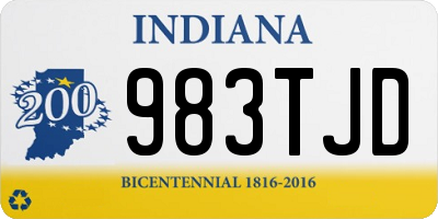 IN license plate 983TJD