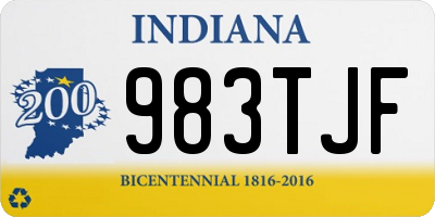 IN license plate 983TJF