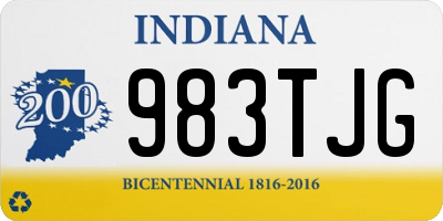 IN license plate 983TJG