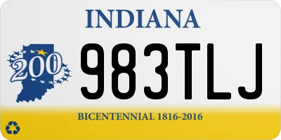 IN license plate 983TLJ