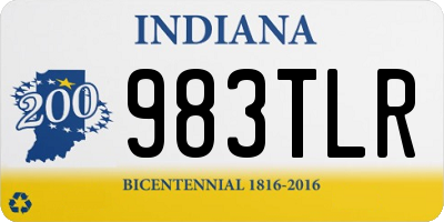 IN license plate 983TLR