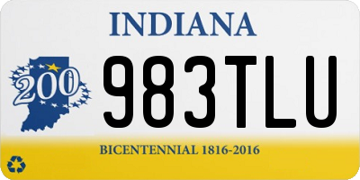 IN license plate 983TLU