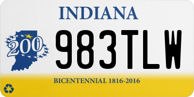 IN license plate 983TLW