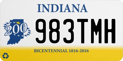 IN license plate 983TMH