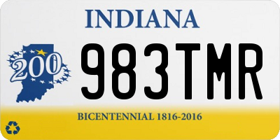 IN license plate 983TMR
