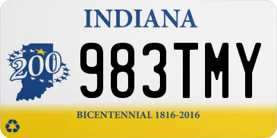 IN license plate 983TMY