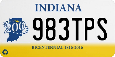 IN license plate 983TPS