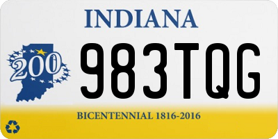 IN license plate 983TQG