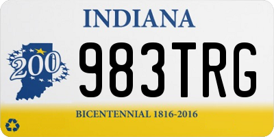 IN license plate 983TRG