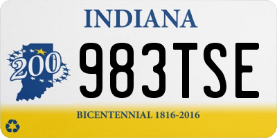 IN license plate 983TSE