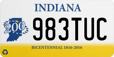 IN license plate 983TUC