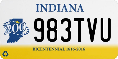 IN license plate 983TVU