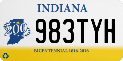 IN license plate 983TYH