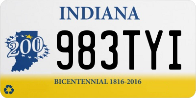 IN license plate 983TYI