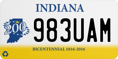 IN license plate 983UAM