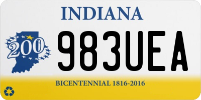 IN license plate 983UEA