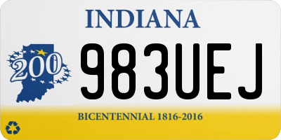 IN license plate 983UEJ