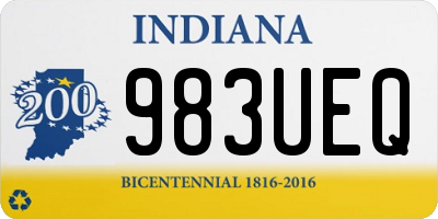 IN license plate 983UEQ