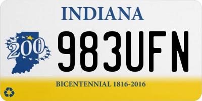 IN license plate 983UFN