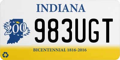 IN license plate 983UGT