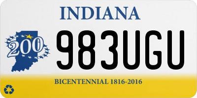 IN license plate 983UGU