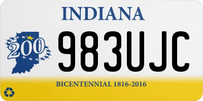 IN license plate 983UJC