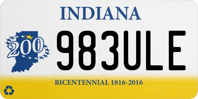 IN license plate 983ULE