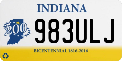 IN license plate 983ULJ