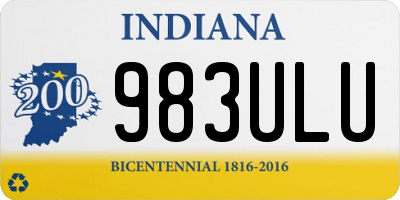 IN license plate 983ULU