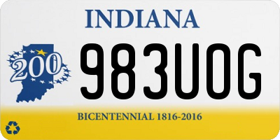 IN license plate 983UOG