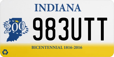 IN license plate 983UTT