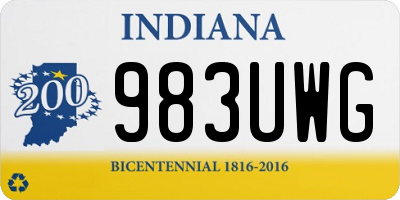 IN license plate 983UWG