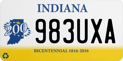 IN license plate 983UXA