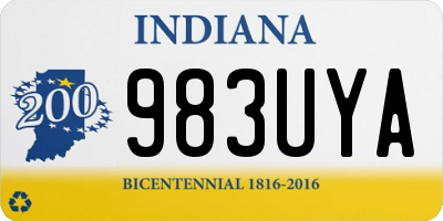 IN license plate 983UYA