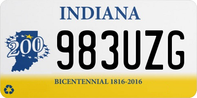 IN license plate 983UZG