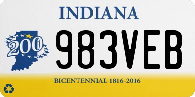 IN license plate 983VEB