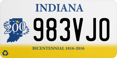 IN license plate 983VJO