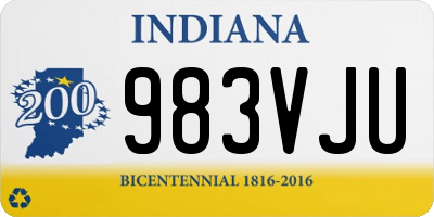 IN license plate 983VJU