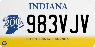 IN license plate 983VJV