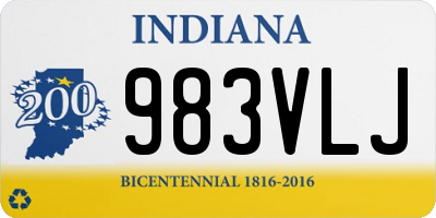 IN license plate 983VLJ