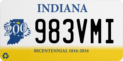 IN license plate 983VMI