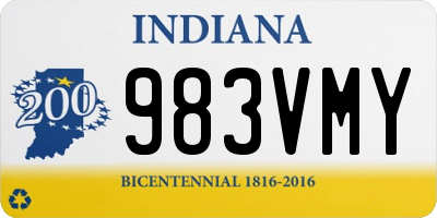 IN license plate 983VMY