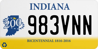 IN license plate 983VNN