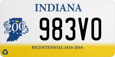 IN license plate 983VO