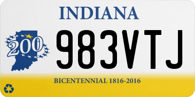 IN license plate 983VTJ