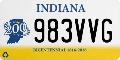 IN license plate 983VVG