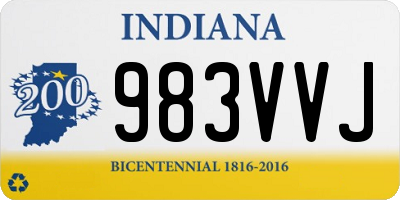 IN license plate 983VVJ