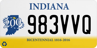 IN license plate 983VVQ